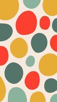 Abstract Polka Dot Christmas Background vector