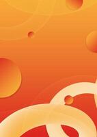 Flowing smooth wave pattern and 3d line on orange and red color background. Internet network and communication signal technology, fiber optic line. Science and music backdrop. Chinese new year. vector