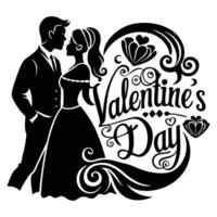 valentine's day illustration vector