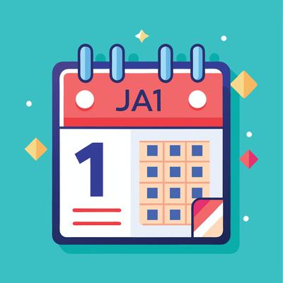 calendar with the date