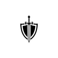 Sword and Shield Emblem vector