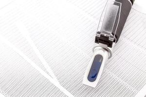Optical refractometer for measuring grape sugar photo