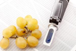 Refractometer for measuring grape sugar photo