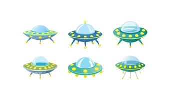 Illustration of Alien Spaceship vector