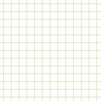 Checkered seamless pattern. Green cell like on sheet of paper. Crossing lines geometrical simple texture. Design for fabric, wallpaper, background vector