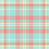 Order textile check, lovely pattern fabric texture. Perfect background seamless plaid tartan in light and teal colors. vector