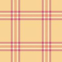Japanese background plaid check, sample pattern texture fabric. Valentines day tartan textile seamless in amber and red colors. vector