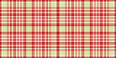Guy fabric background plaid, multi seamless textile texture. Primary tartan pattern check in red and light yellow colors. vector