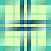 Romantic background textile plaid, delicate pattern texture fabric. Grid tartan check seamless in light and teal colors. vector