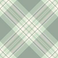 Youth pattern seamless tartan, unique plaid check background. 1950s textile texture fabric in pastel and light colors. vector