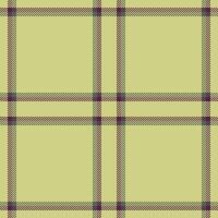 Real fabric plaid seamless, modern tartan texture. Continuity pattern background textile check in lime and pink colors. vector
