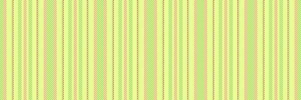 Purity lines background fabric, cover textile texture pattern. Volume seamless vertical stripe in lime and green colors. vector