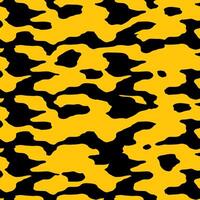 Seamless abstract pattern. Yellow texture wasp, giraffe or leopard skin. Modern background. vector