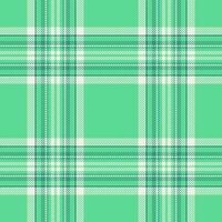 Plaid seamless pattern in green. Check fabric texture. textile print. vector