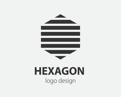 Trend logo hexagon tech design. Technology logotype for smart system, network application, crypto icon. vector