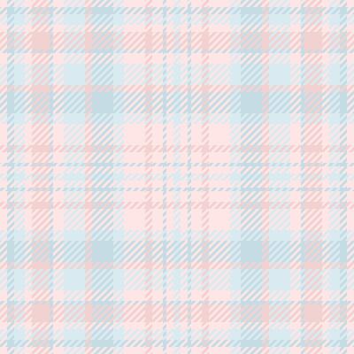 Calm check background texture, premium tartan fabric. Attire pattern seamless textile plaid in light and misty rose colors.