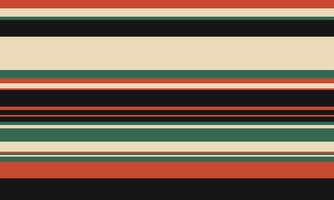 Geometric stripes seamless pattern with horizontal lines in varied colours, creating an abstract background. Ideal for textile design, wallpaper, or graphic prints. vector