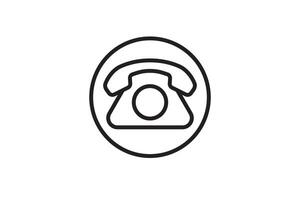 Call phone icon. Communication and support symbol. Telephone sign. vector