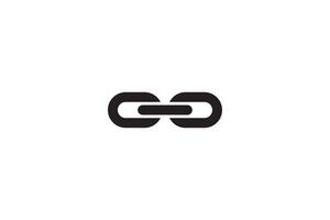 Chain link icon. Connection sign illustration. Linked interface design. vector