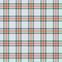 Rustic background seamless , fashion fabric tartan textile. Print texture pattern plaid check in white and cyan colors. vector