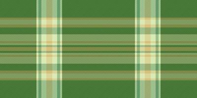 Packing background seamless, light textile pattern tartan. Production texture check fabric plaid in green and light colors. vector