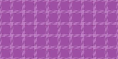 Preppy pattern fabric tartan, valentines day texture seamless background. Loft textile plaid check in purple color. vector