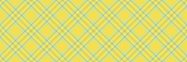 Designer fabric background pattern, primary textile texture. Quilt tartan seamless check plaid in illuminating and lime colors. vector