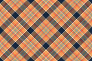Tartan scotland seamless plaid pattern . Retro background fabric. Vintage check color square geometric texture. vector