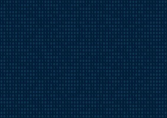 Computer background. Binary code seamless pattern. illustration.