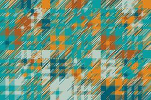 Modern glitch background. Color geometric abstract pattern . vector