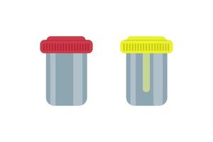 Plastic empty containers for collecting biomaterial vector
