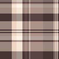 Bedding plaid check pattern, striped seamless texture . Graphical textile background fabric tartan in pastel and light colors. vector