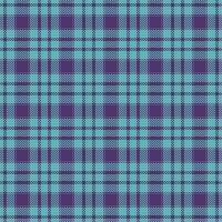 Free background textile check, oktoberfest plaid pattern. Dye fabric seamless texture tartan in violet and pastel teal colors. vector