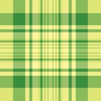 Classy fabric seamless plaid, model textile check . Nobility texture pattern tartan background in green and lime colors. vector