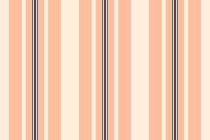 Christmas card textile background stripe, graphic seamless fabric texture. Gentle pattern vertical lines in orange and antique white colors. vector