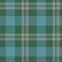 Holiday pattern textile background, blue plaid seamless texture. Variety tartan fabric check in mint and cyan colors. vector