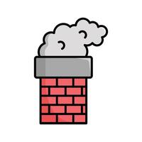 chimney icon design template simple and clean vector