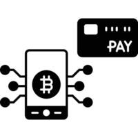 Bitcoin Payment illustration with isolated background vector