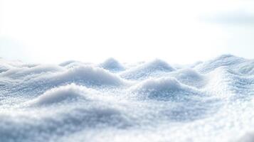 Christmas winter snow hillside with a blue sky in the background. Panorama banner photo
