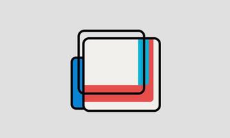 A stack of books on a gray background vector
