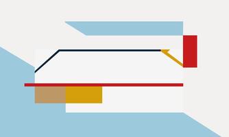 A white and blue abstract illustration of a box vector