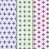 seamless coloring pattern set design vector