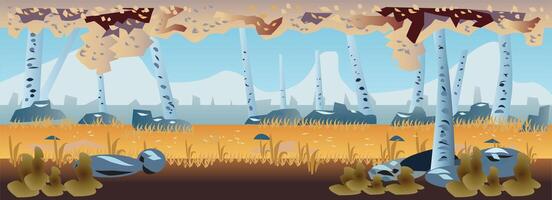 Forest Game Background vector