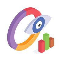 Have a look at this amazing icon of data monitoring vector