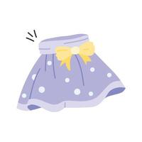 A fashionable skirt perfect for pairing with various tops vector