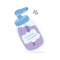 A moisturizing lotion used to hydrate and soften the hands vector