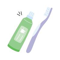 Download this amazing icon of toothpaste in editable design vector