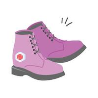 Comfortable and stylish boots icon design in modern style vector