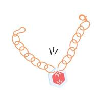 Well designed premium icon of necklace in modern style vector