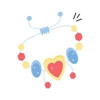 A trendy bracelet icon to add charm to your outfit vector